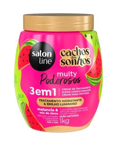 Multy Extraordinary Dream Curls 3-in-1 Treatment Cream Watermelon and Oil Blend - Salon Line -  1kg