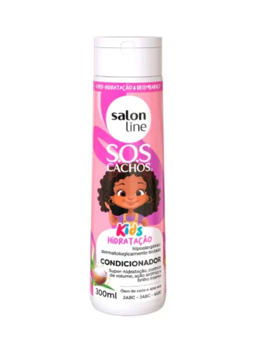 SOS Cachos Kids Hydrating Conditioner - Salon Line - 3OOml
