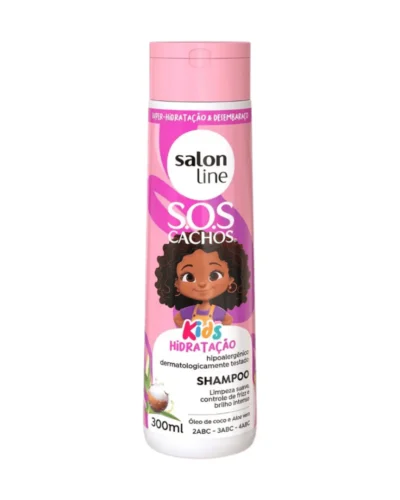 SOS Cachos Kids Hydrating Shampoo - Salon Line - 3OOml