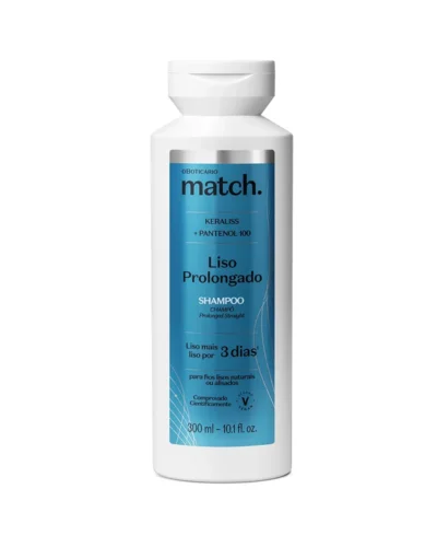 Match Prolonged Straight Shampoo - O Boticario - 28Oml